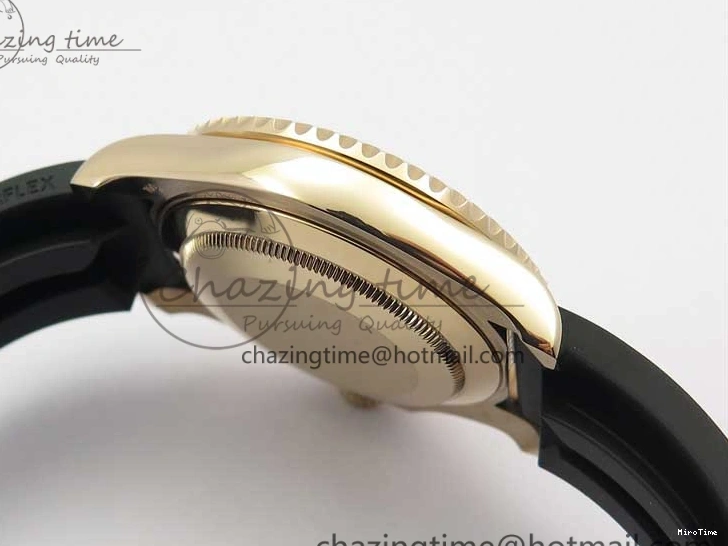 MiroTime 0523 Yacht-Master 116655 UBF 1:1 Best Edition 3D Black Ceramic Bezel on Black Rubber Strap A2836(Free Extra Strap) SunProtective 3061